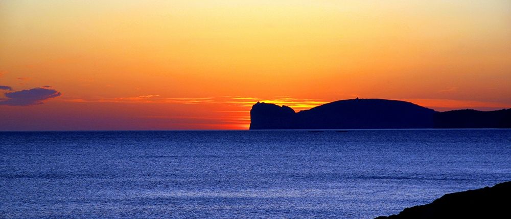 Alghero-goodbye-sunset-capo-caccia art print by Salvatore Esposito for $57.95 CAD