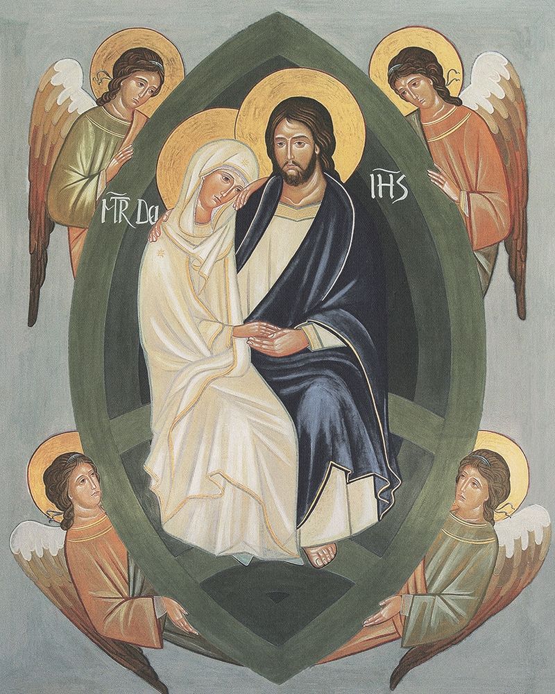 Holy Family Icon art print by anonymous for $57.95 CAD