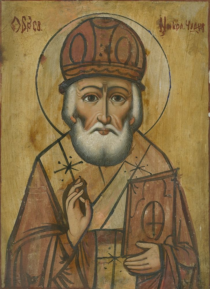 Sty. Nicholas Icon art print by anonymous for $57.95 CAD