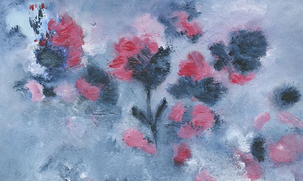 Amazing Blue and Pink Abstract art print by anonymous for $57.95 CAD