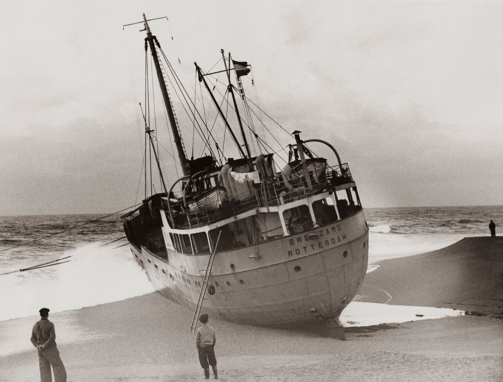 Ran Aground boat people Seashore art print by Archivio for $57.95 CAD