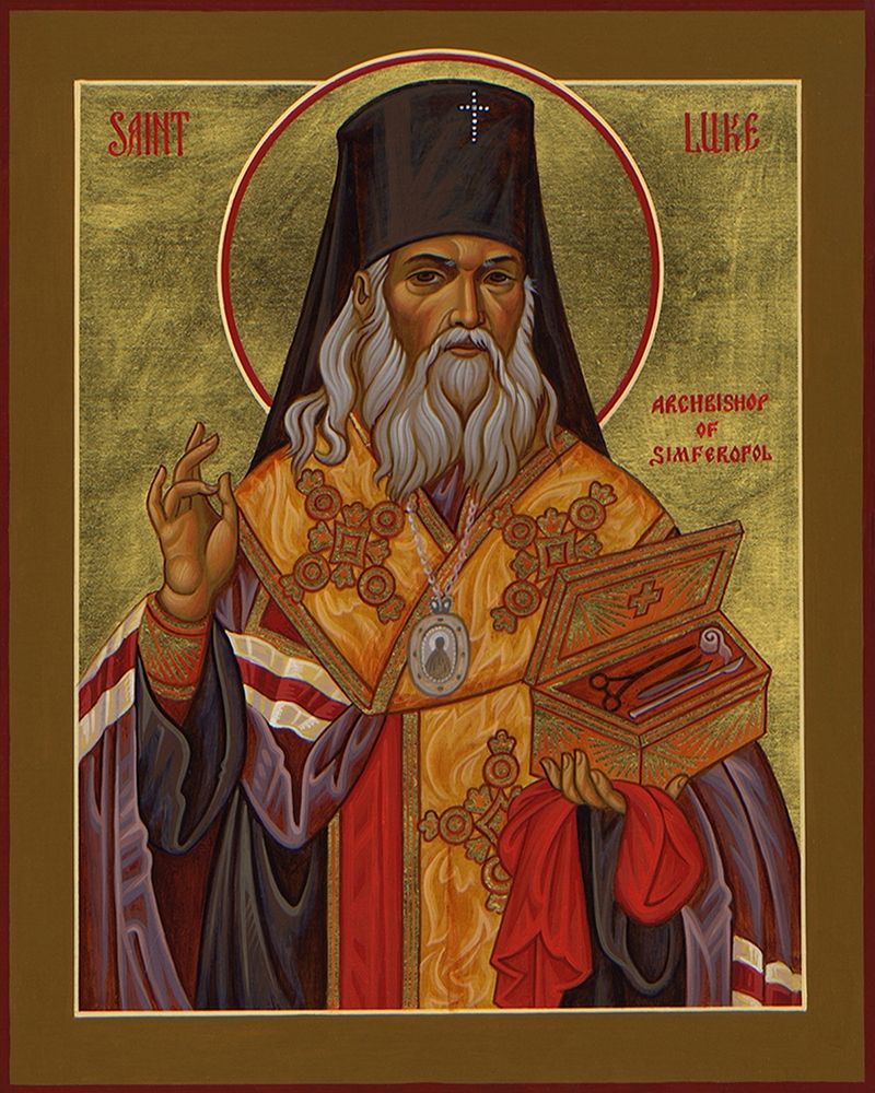 Icon Saint Luke golden Orthodox art print by Archivio for $57.95 CAD