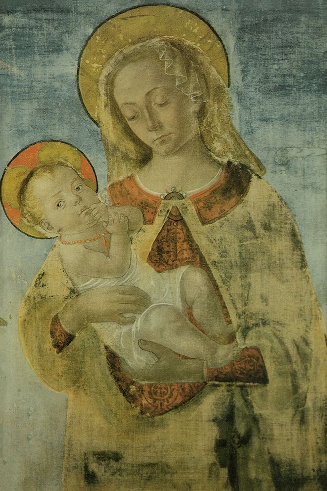 Virgin Mary Christ Jesus Ancient art print by Archivio for $57.95 CAD