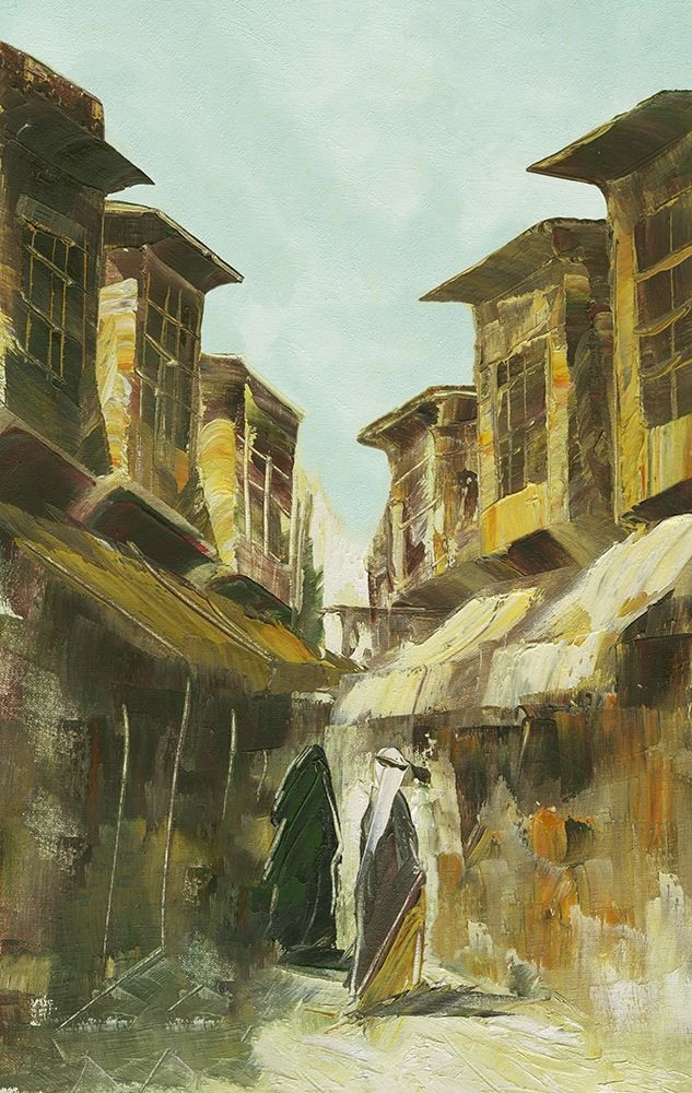 Arabian African Street Scene People art print by Archivio for $57.95 CAD