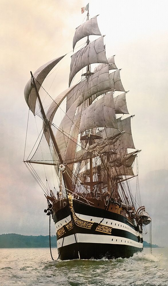 Ancient Sailing Ship art print by Anonymous for $57.95 CAD