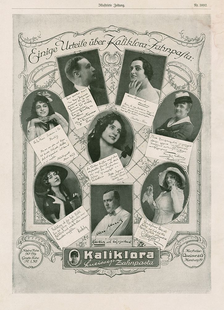 Vintage toothpaste advertising art print by Anonymous for $57.95 CAD