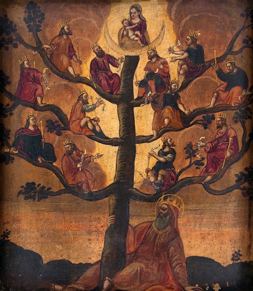 17th Century Tree of Saints art print by Anonymous for $57.95 CAD