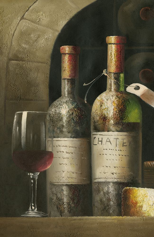 Stone Arch with Wine Bottles and Chalice art print by Anonymous for $57.95 CAD
