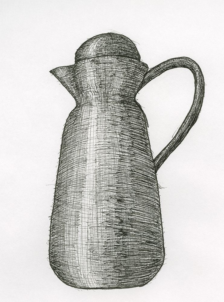 Black nd White Pitcher art print by Alessia Meloni for $57.95 CAD