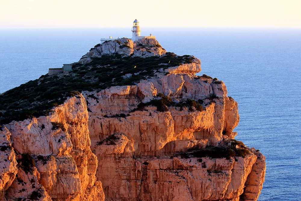 Relaxing Sunset Lighthouse Sardinia art print by Saiu Giovanni for $57.95 CAD