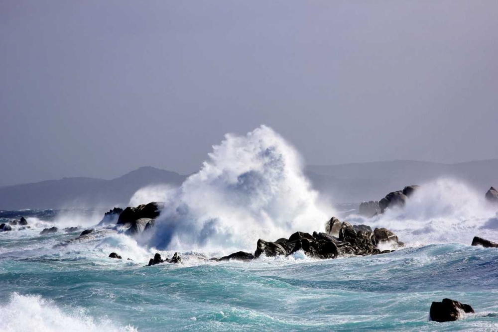 Waves broken by the rocks art print by Saiu Giovanni for $57.95 CAD