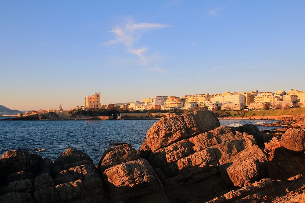 Alghero-skyline-italy-sardinia art print by Giovanni Saiu for $57.95 CAD