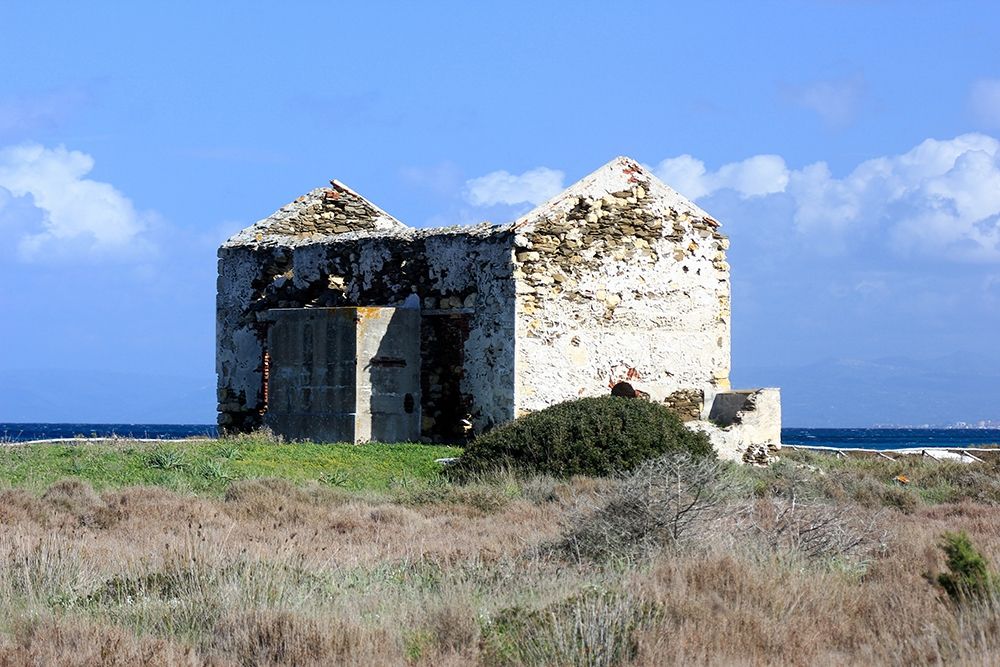 Silent Ruined Ancient House in front of the Sea art print by Giovanni Saiu for $57.95 CAD