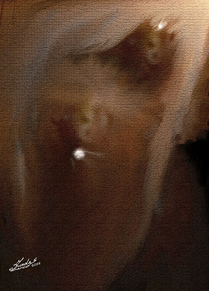 Resurrection abstract on rough paper art print by Marco Sundas for $57.95 CAD