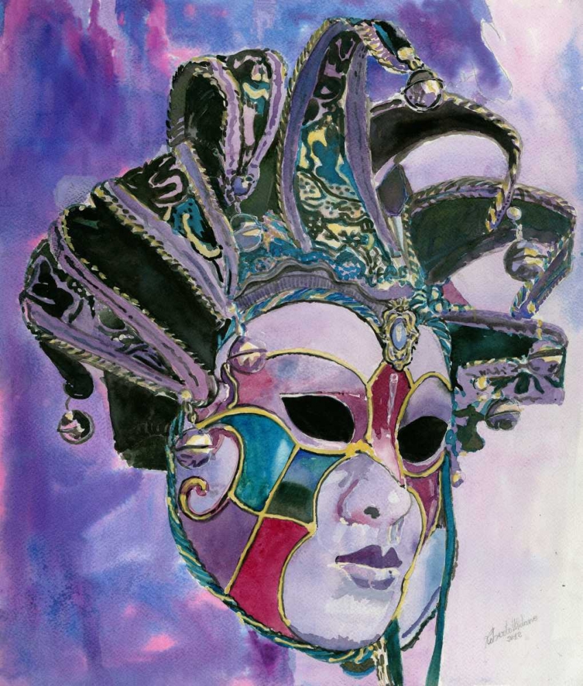 Venice Carnival Mask art print by Roberto Uldanc for $57.95 CAD