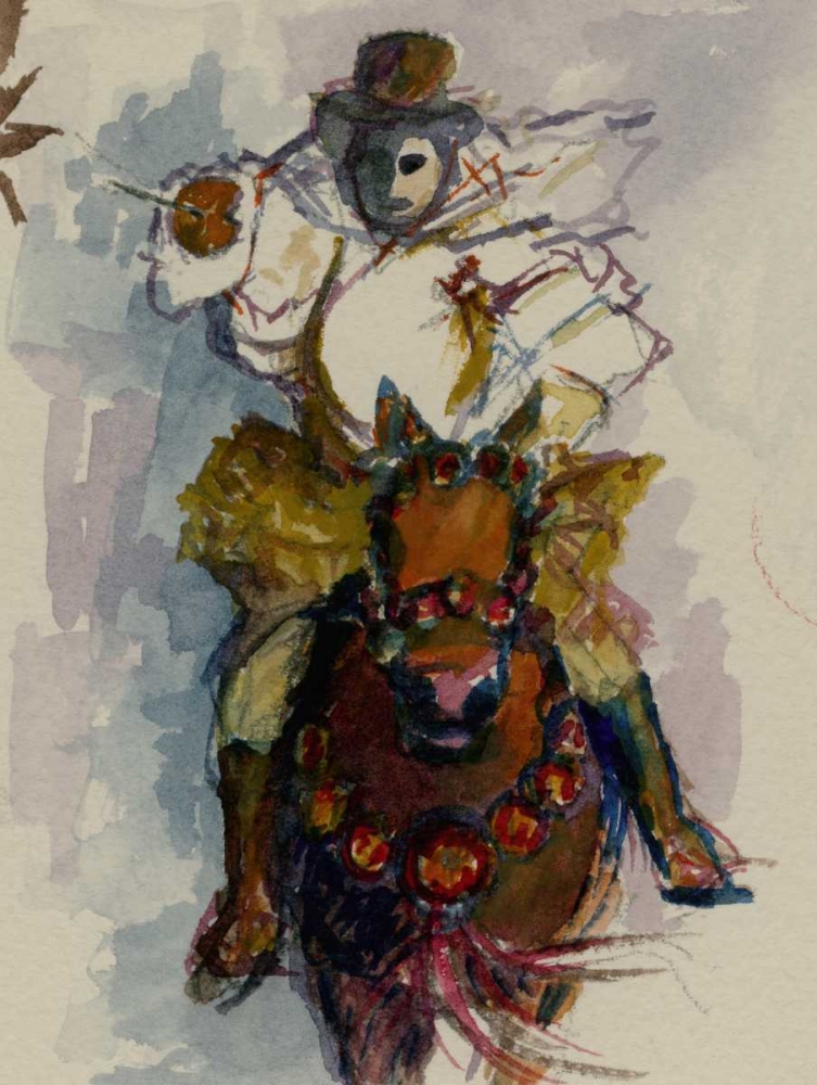 Horseback riding Sartiglia tradition art print by Gianfranco Zucca for $57.95 CAD