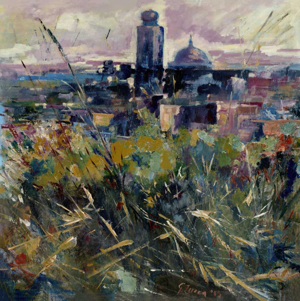 Old Town oristano View sardinia sea art print by Gianfranco Zucca for $57.95 CAD