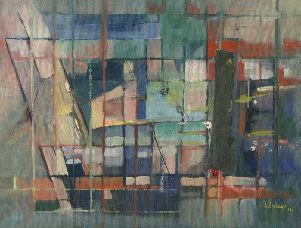 Abstract with perpendicular lines art print by Gianfranco Zucca for $57.95 CAD