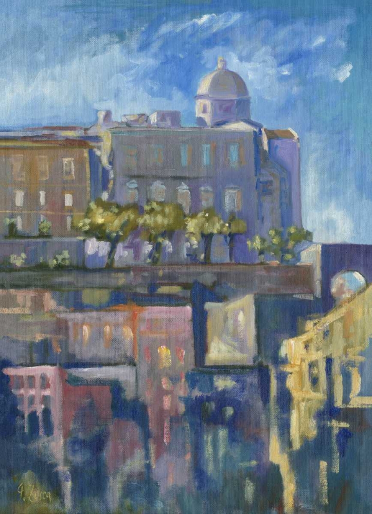A dome old town of Cagliari art print by Gianfranco Zucca for $57.95 CAD