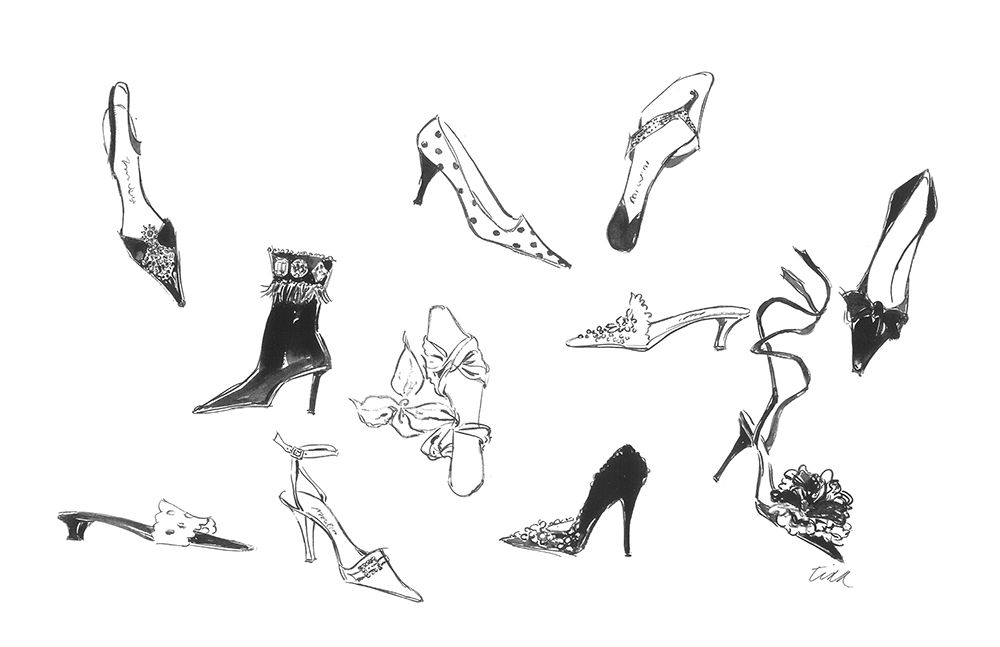 Dix Chaussures art print by Tina Amico for $57.95 CAD
