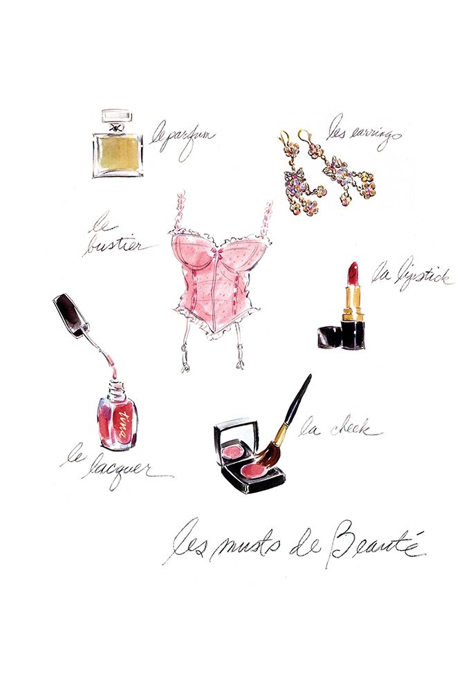 Les Musts de Beauté art print by Tina Amico for $57.95 CAD