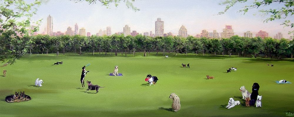 Sunday in the Park art print by Carol Saxe for $57.95 CAD