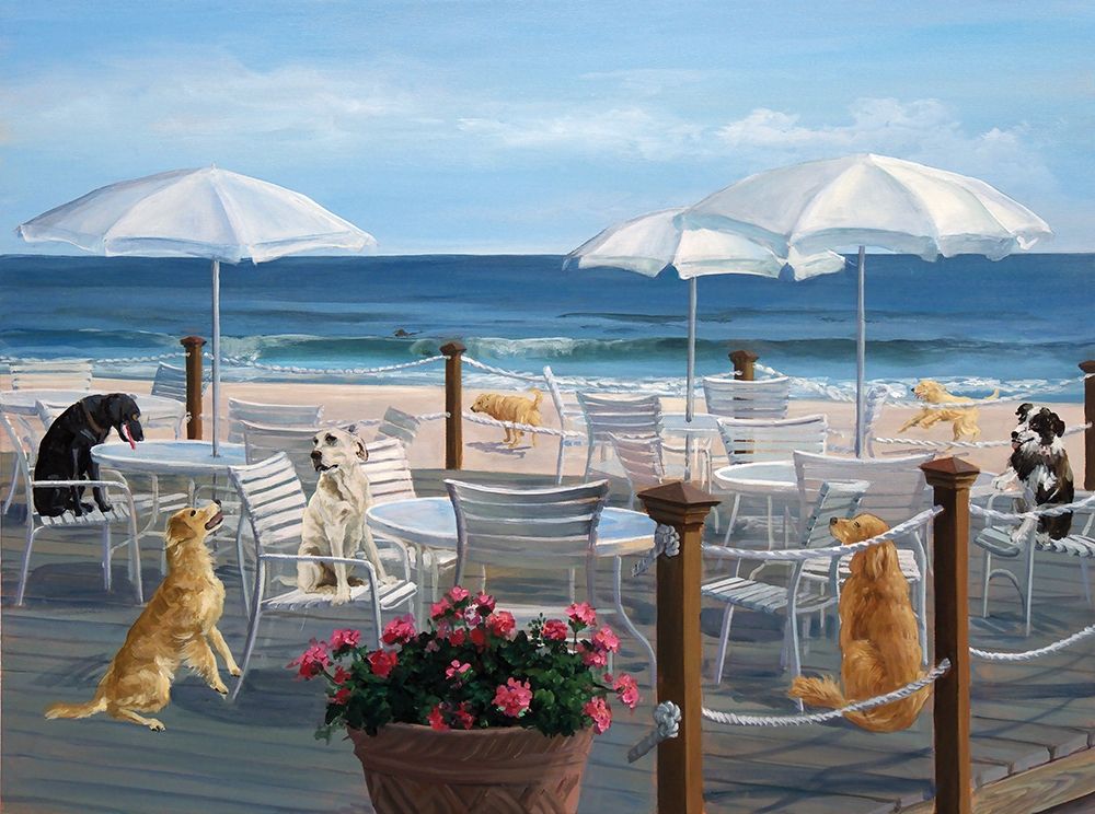 Beach Club Tails art print by Carol Saxe for $57.95 CAD