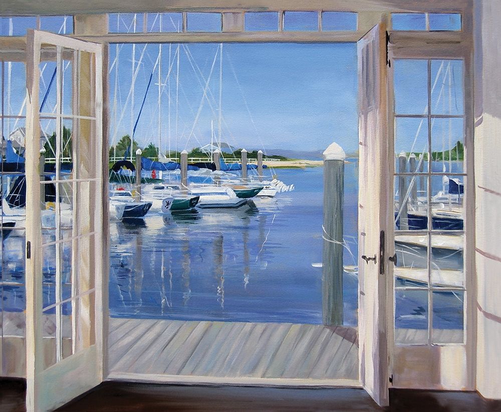 Reflections, Marina Mill Creek art print by Carol Saxe for $57.95 CAD