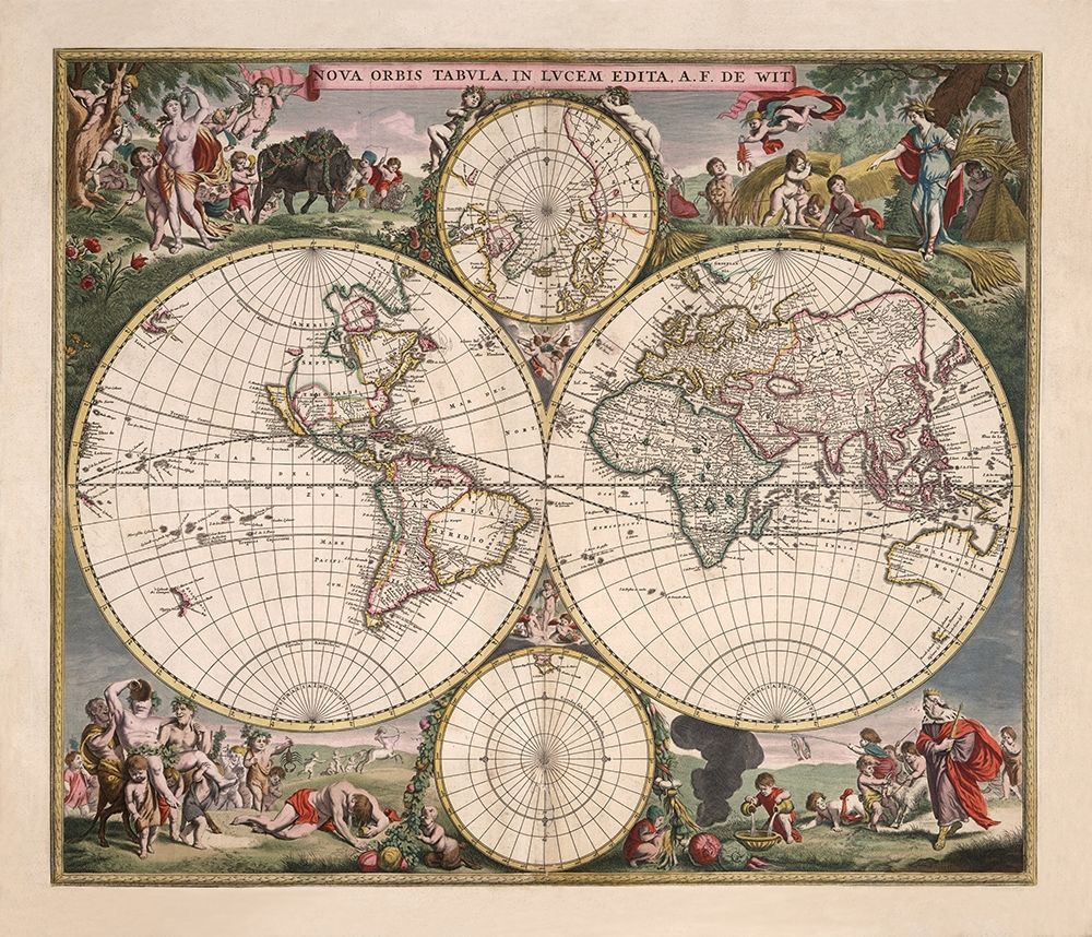 Nova Orbis Tabula art print by Frederick de Wit for $57.95 CAD