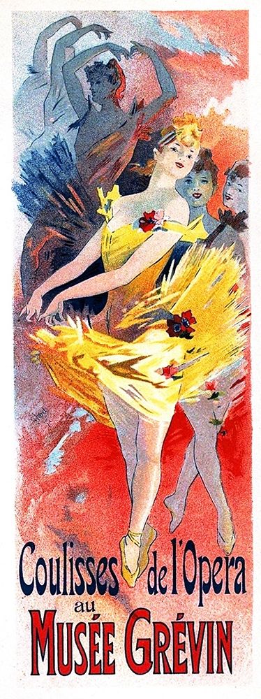 Musee Grevin, 1891 art print by Jules Cheret for $57.95 CAD