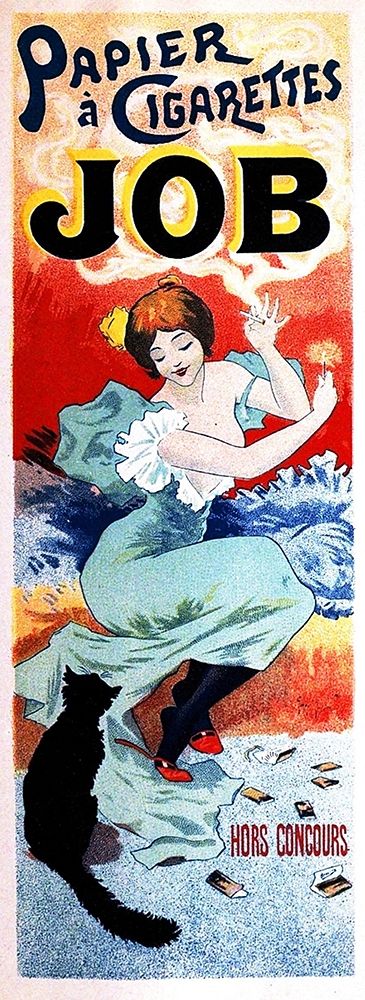Papier A Cigarettes art print by Jules Cheret for $57.95 CAD