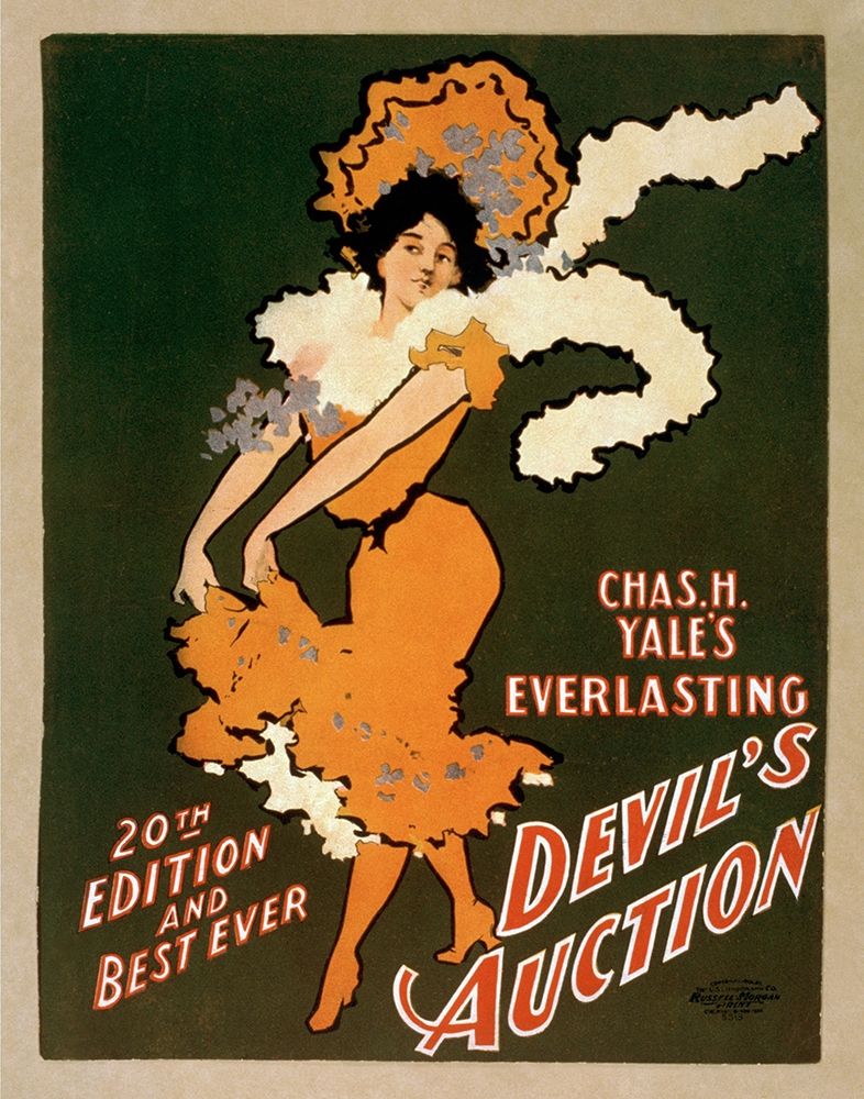 Devil art print by Vintage Printery for $57.95 CAD