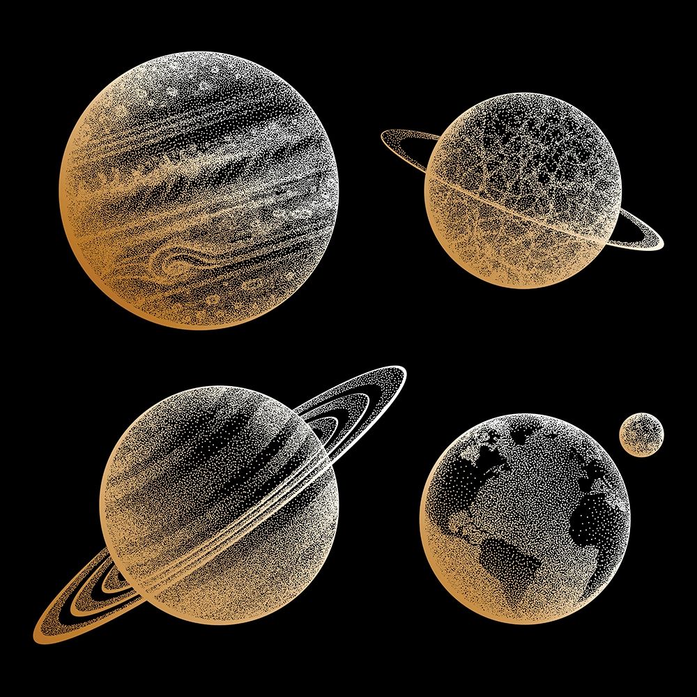 Celestial Bodies art print by M. Sushchina for $57.95 CAD