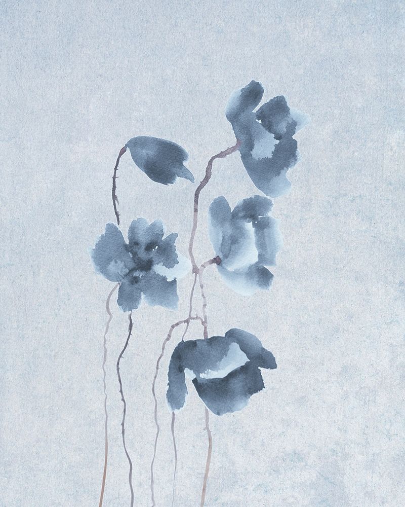 Blue Poppy Group art print by Anonymous for $57.95 CAD