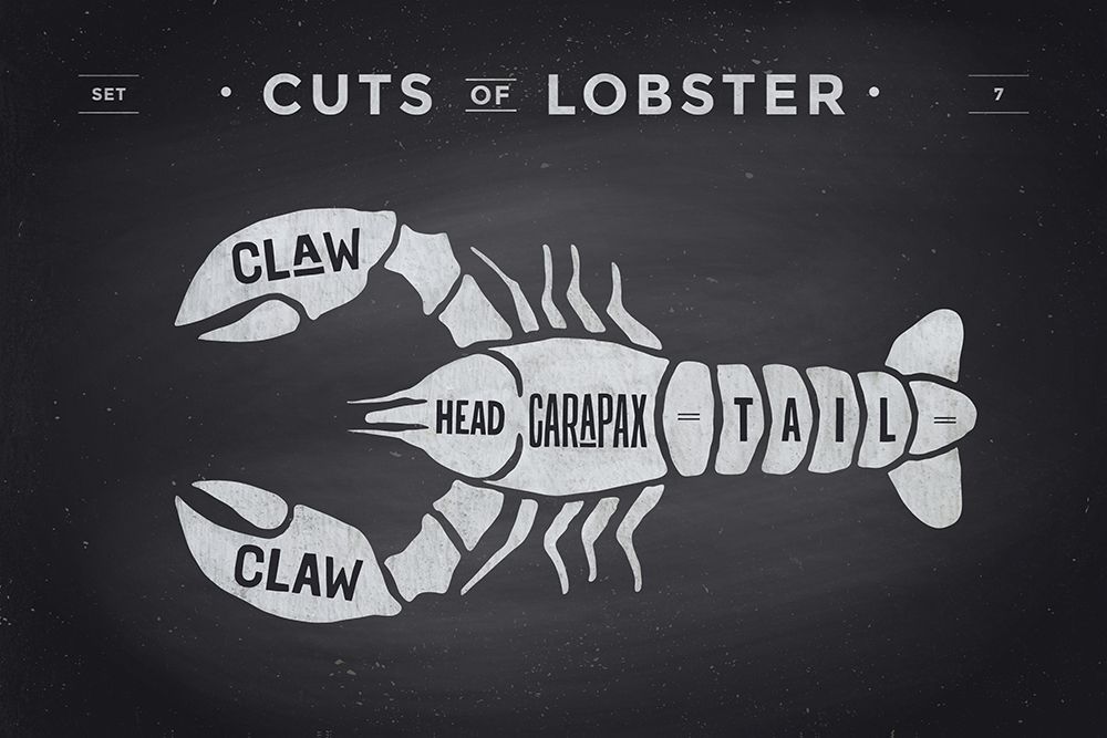 Cuts of Lobster art print by Foxys Graphics for $57.95 CAD