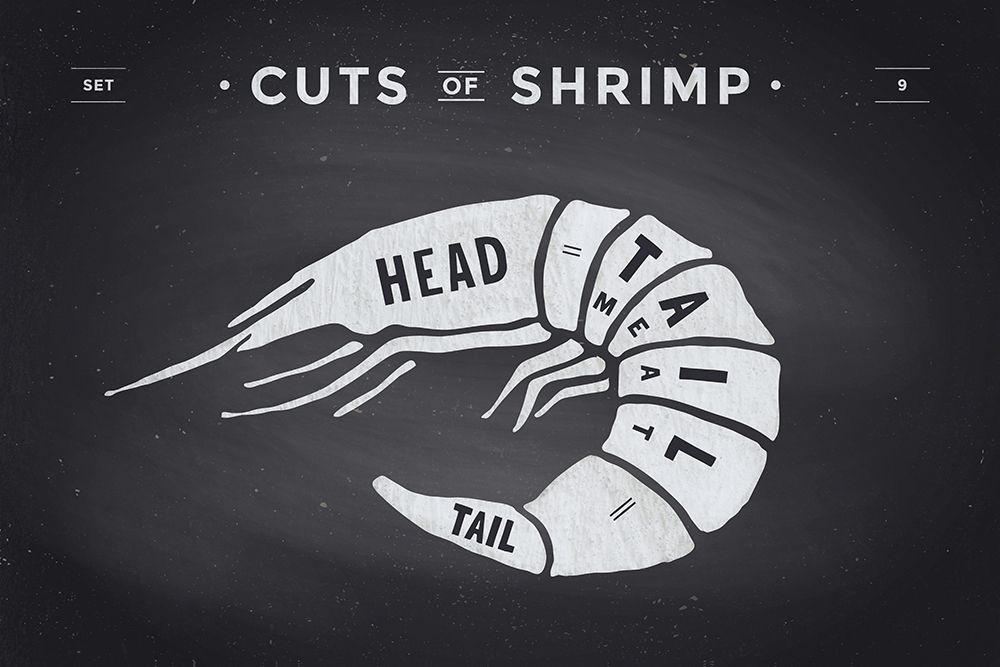 Cuts of Shrimp art print by Foxys Graphics for $57.95 CAD