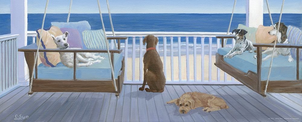 Swing Tails art print by Carol Saxe for $57.95 CAD