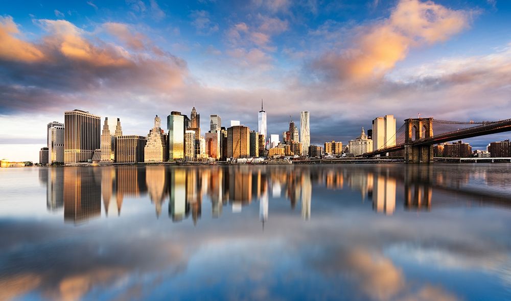 Color NY View art print by Beatrice Preve for $57.95 CAD