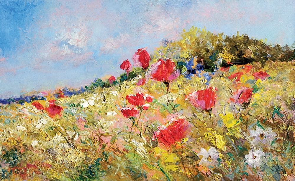 Wild Flower Hill art print by Anonymous for $57.95 CAD