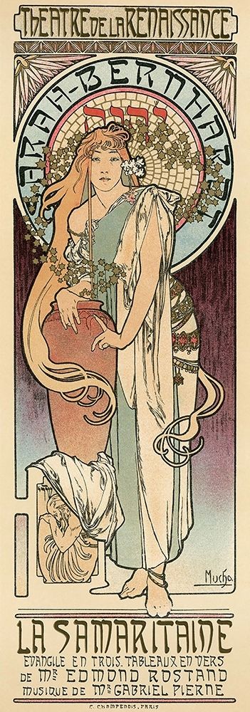 Sarah Bernhardt art print by Alphonse Mucha for $57.95 CAD