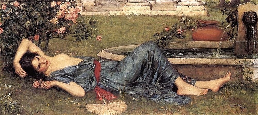 Sweet Summer art print by J. W. Waterhouse for $57.95 CAD