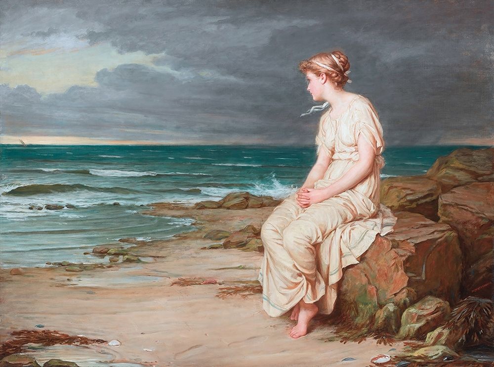 Miranda art print by J. W. Waterhouse for $57.95 CAD