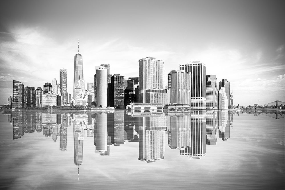 New York Downtown Cityscape art print by Anon for $57.95 CAD