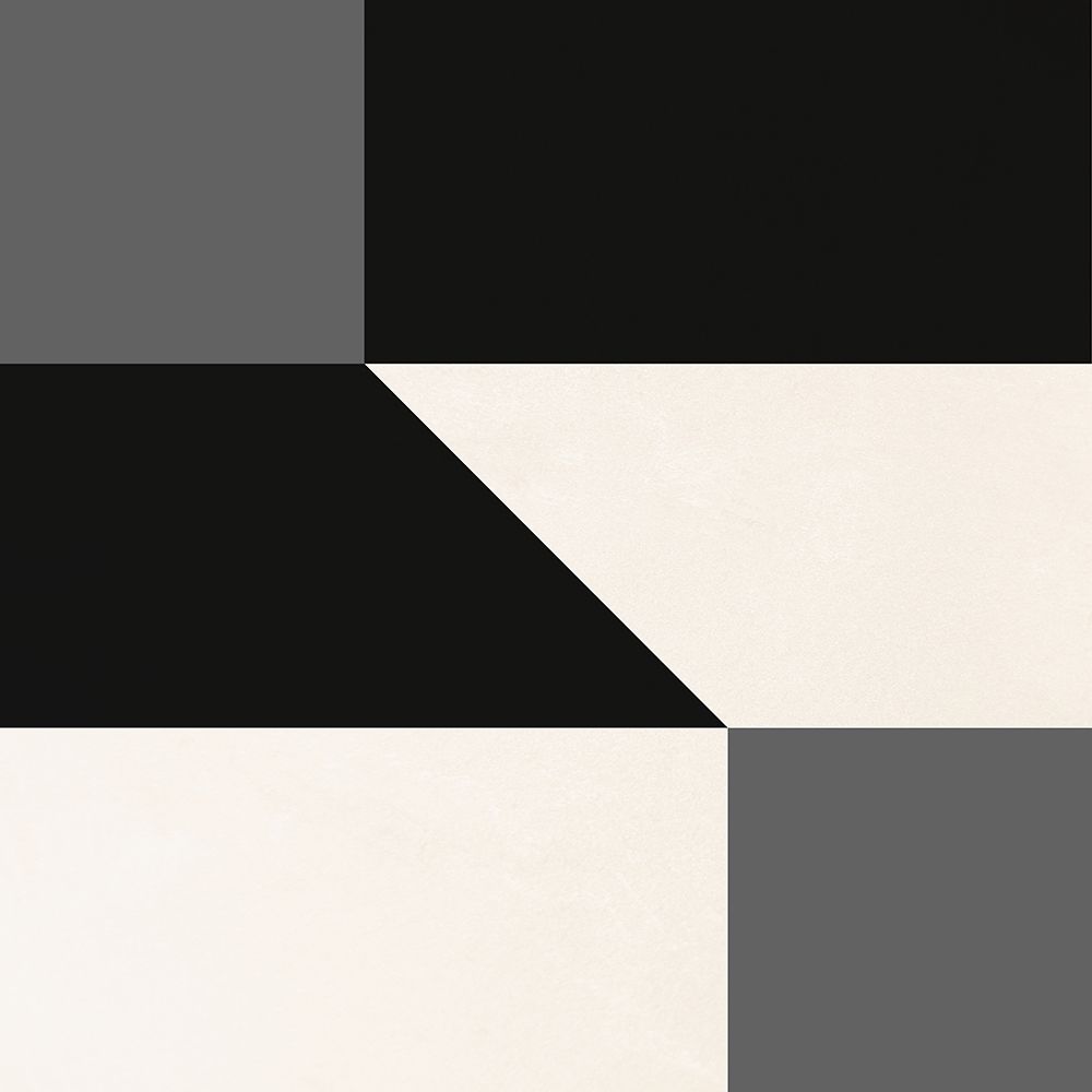 Geometric Abstract Black and Grey art print by Inuit for $57.95 CAD