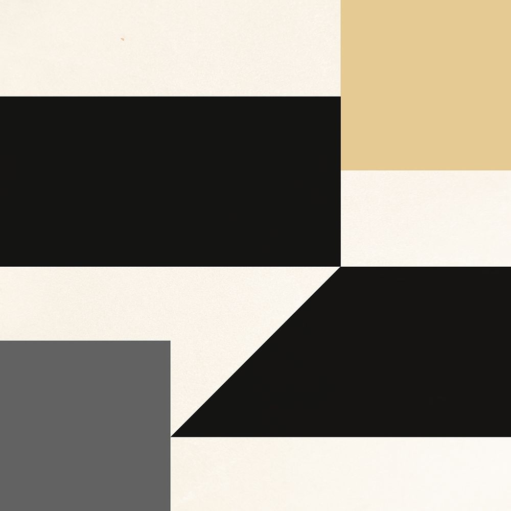 Geometric Abstract Black,Tan and White II art print by Inuit for $57.95 CAD