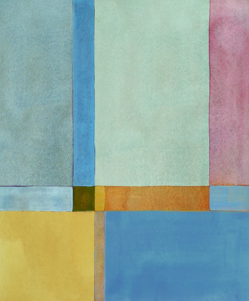 Geometric Watercolor art print by Anonymous for $57.95 CAD