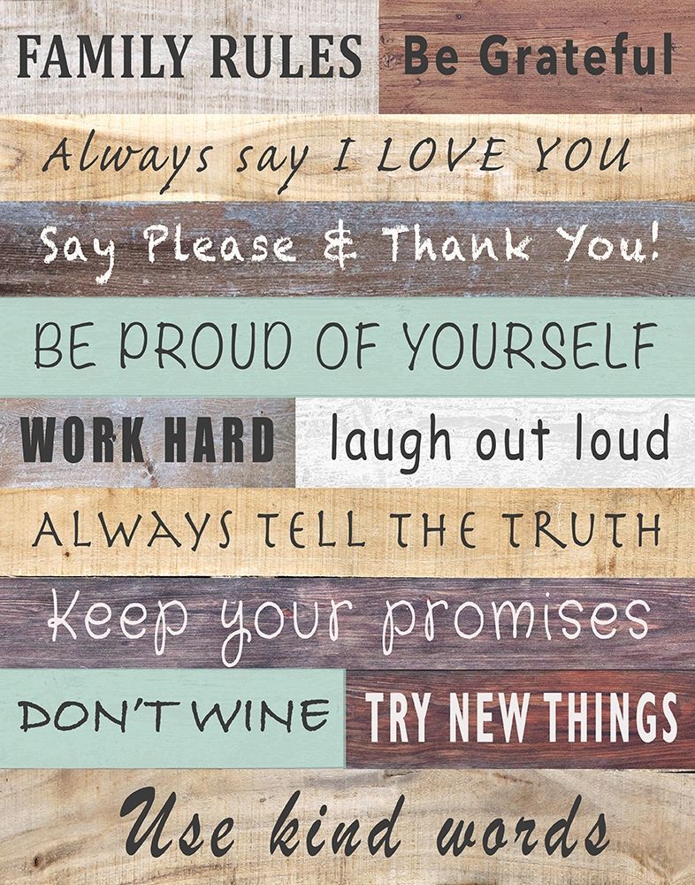 Family Wise Sayings Sign art print by Inuit for $57.95 CAD