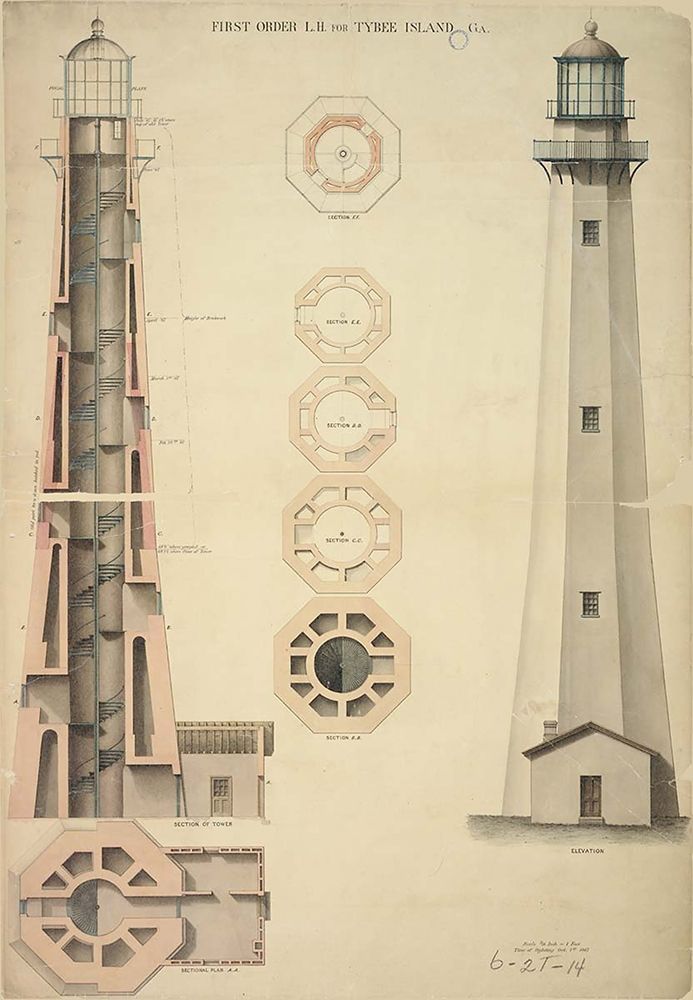 Tybee Island Light House art print by Anonymous for $57.95 CAD