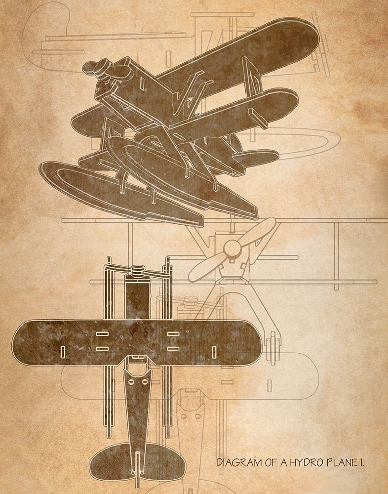 Hydro Plane I. art print by Anonymous for $57.95 CAD