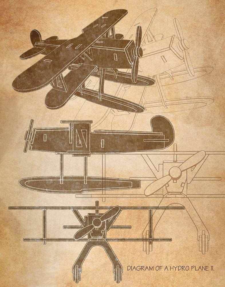 Hydro Plane II. art print by Anonymous for $57.95 CAD
